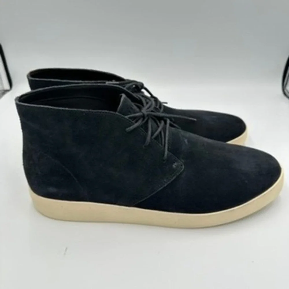 Everlane Size 12.5 Desert Boot Black Suede‎ Leather Chukka Casual Classic NIB